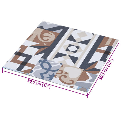 vidaXL Self-adhesive Flooring Planks 30.5 x 30.5 cm 20 pcs PVC