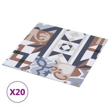 vidaXL Self-adhesive Flooring Planks 30.5 x 30.5 cm 20 pcs PVC