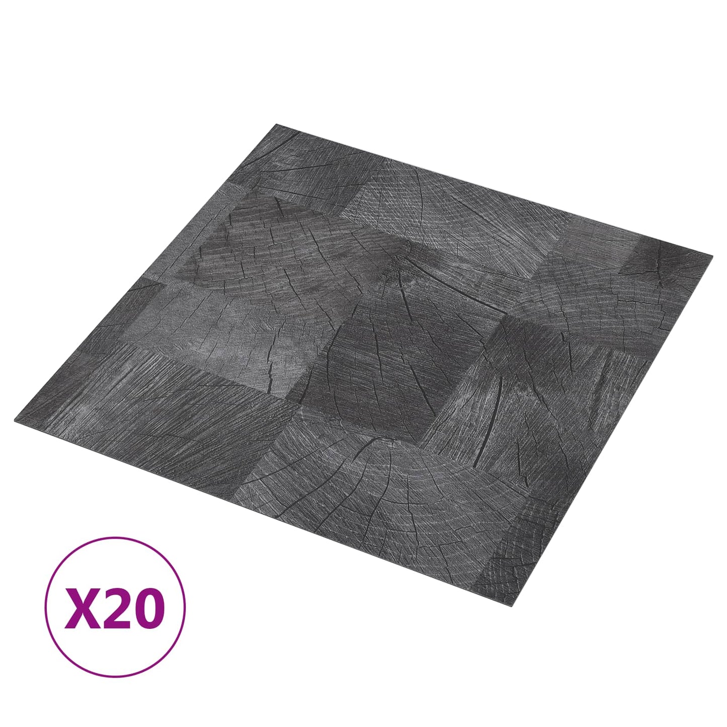 vidaXL Self-adhesive Flooring Planks 30.5 x 30.5 cm 20 pcs PVC