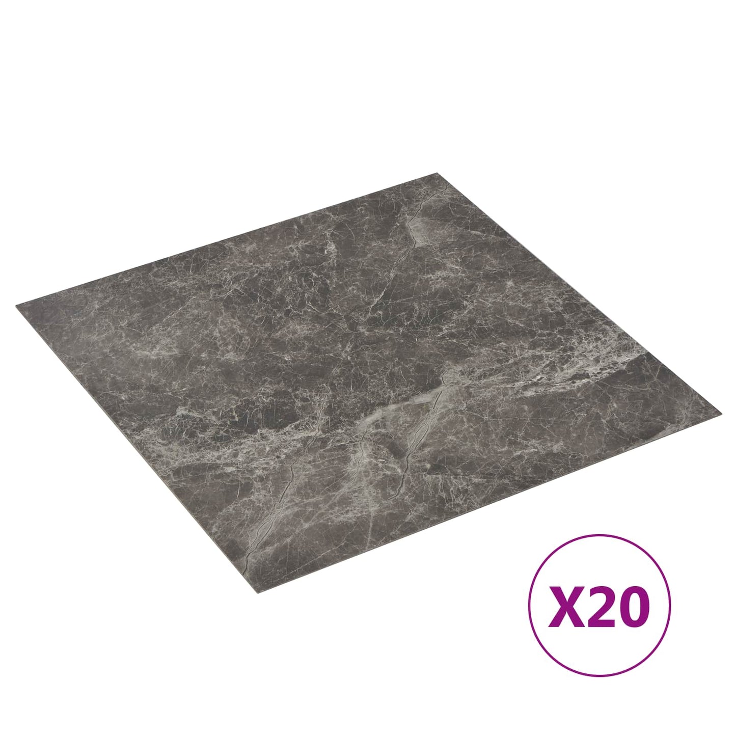 vidaXL Self-adhesive Flooring Planks 30.5 x 30.5 cm 20 pcs PVC