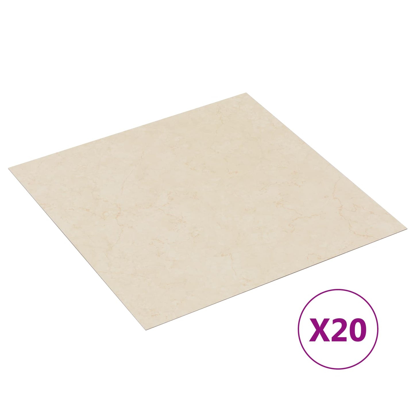 vidaXL Self-adhesive Flooring Planks 30.5 x 30.5 cm 20 pcs PVC