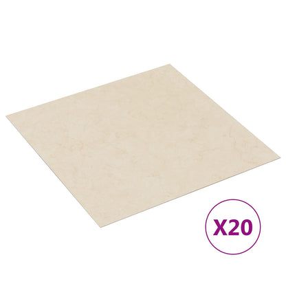vidaXL Self-adhesive Flooring Planks 30.5 x 30.5 cm 20 pcs PVC