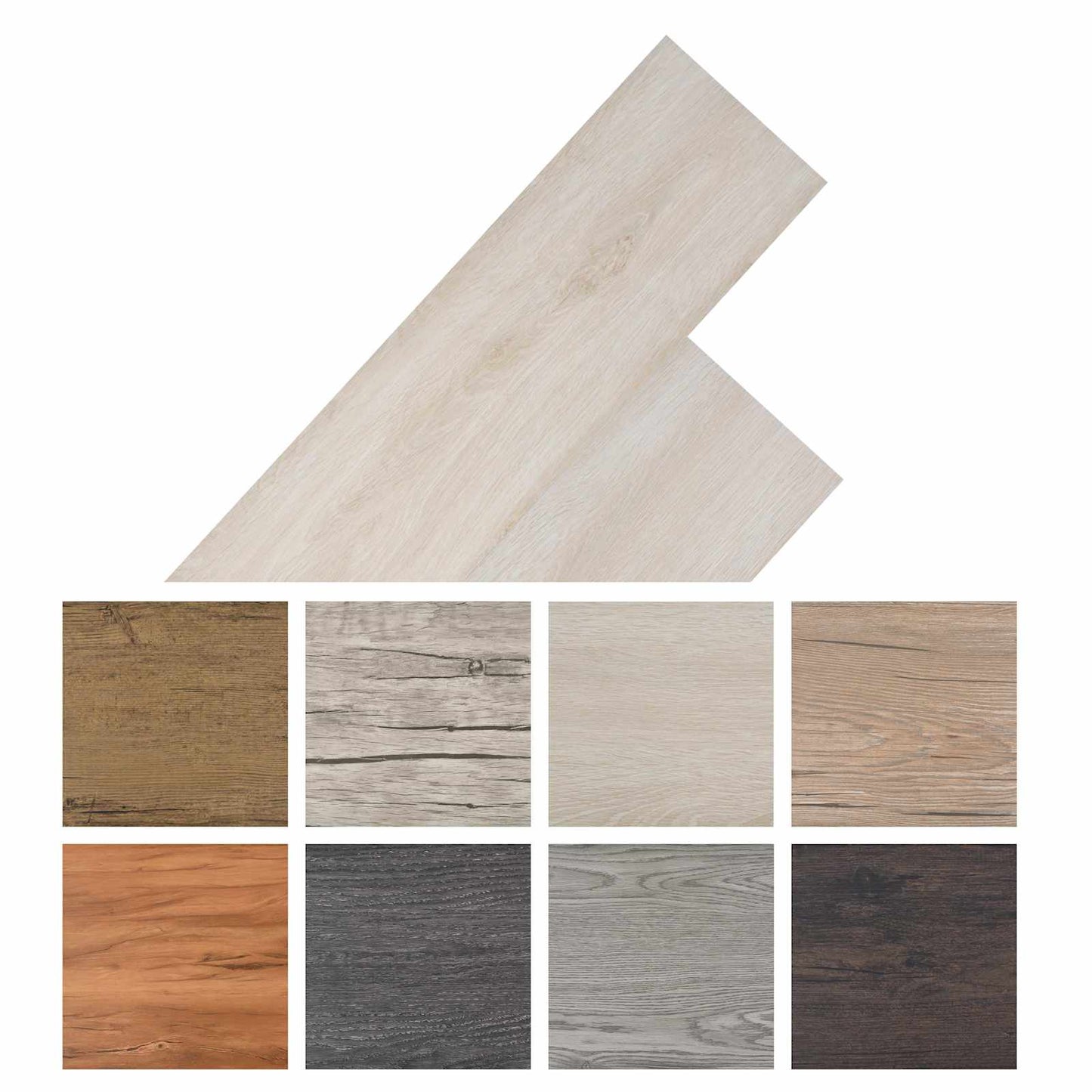 vidaXL Self-adhesive PVC Flooring Planks 30.5 x 61 cm 28 pcs PVC