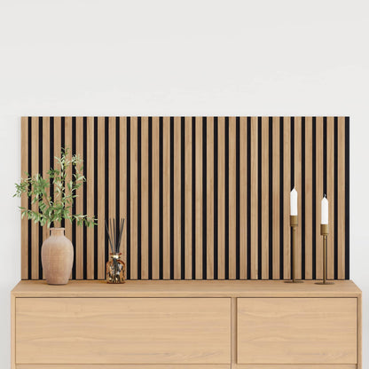 vidaXL Wall Panels 2 pcs 60.5 x 60 cm Natural