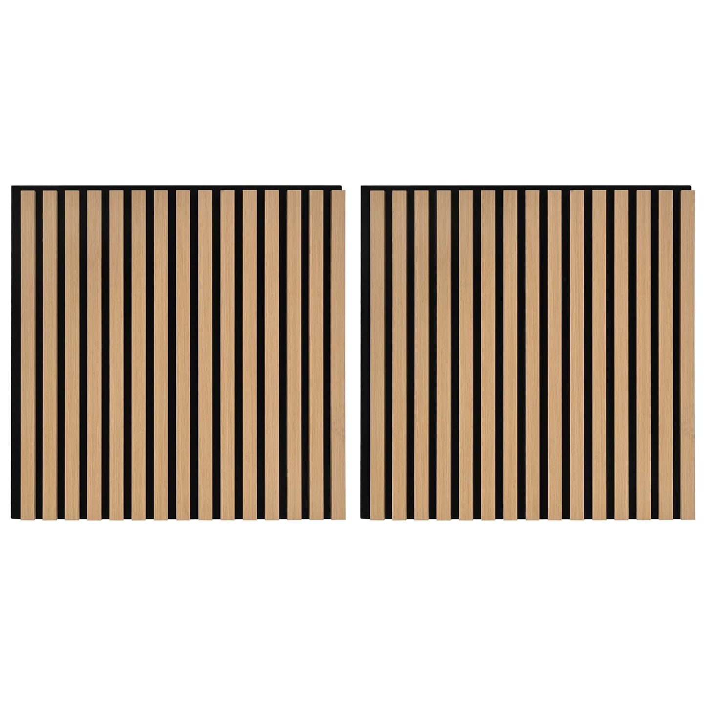 vidaXL Wall Panels 2 pcs 60.5 x 60 cm Natural