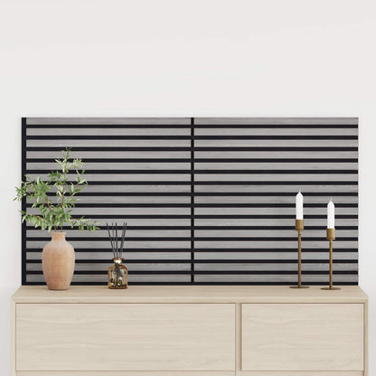 vidaXL Wall Panels 2 pcs Grey 60.5 x 60 cm