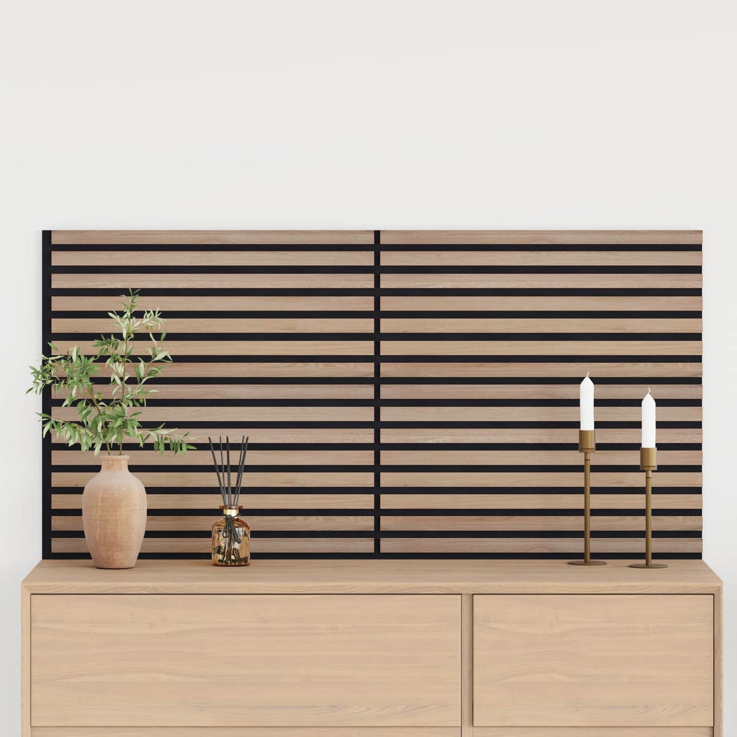 vidaXL Wall Panels 2 pcs 60.5 x 60 cm Brown