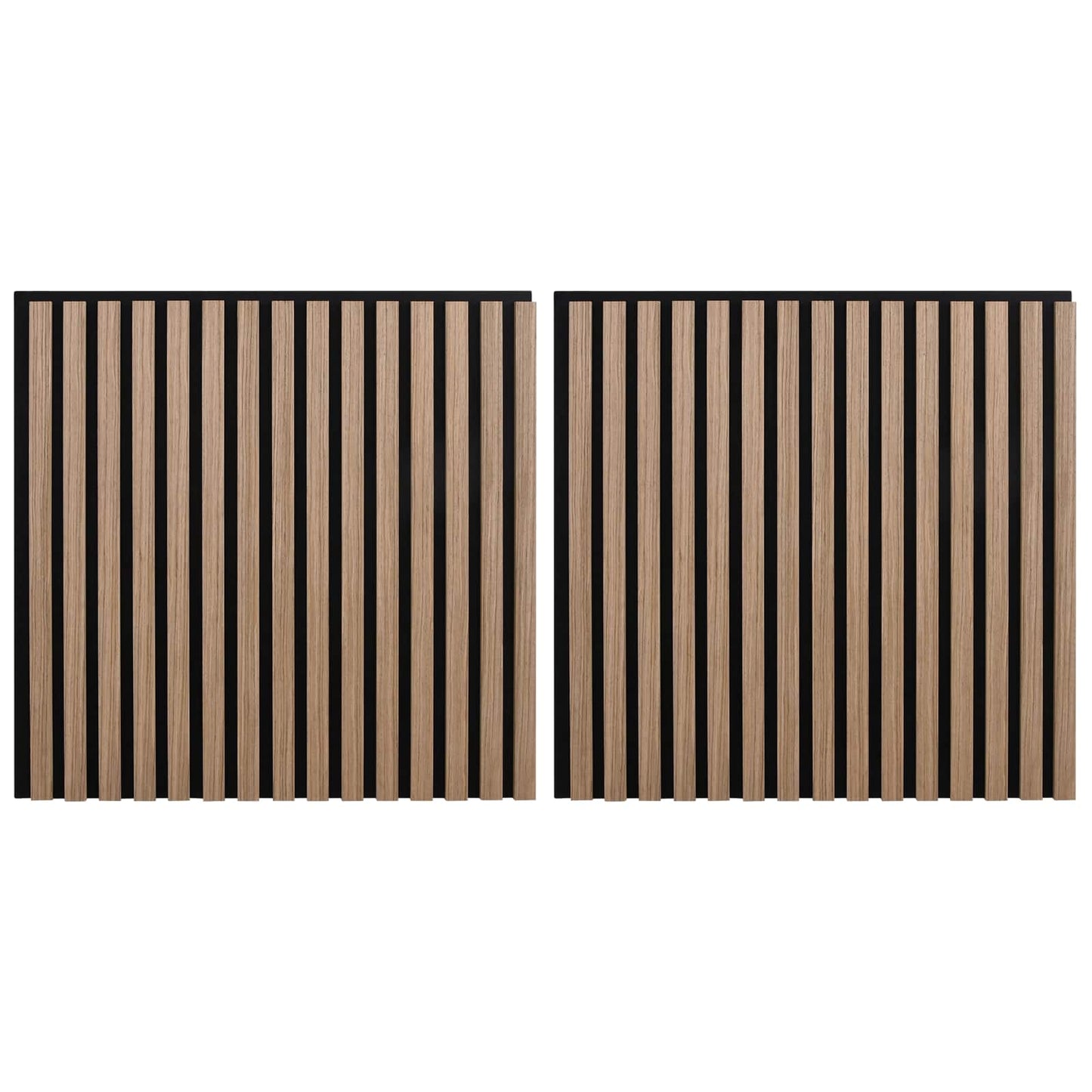 vidaXL Wall Panels 2 pcs 60.5 x 60 cm Brown