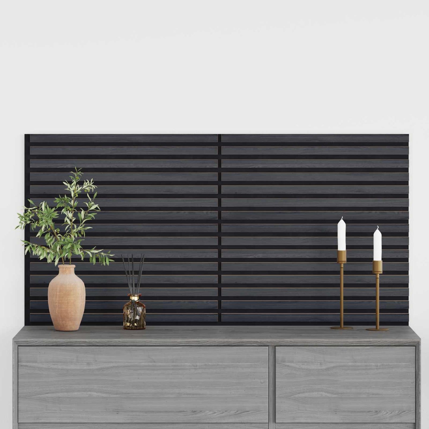 vidaXL Wall Panels 2 pcs Anthracite 60.5 x 60 cm