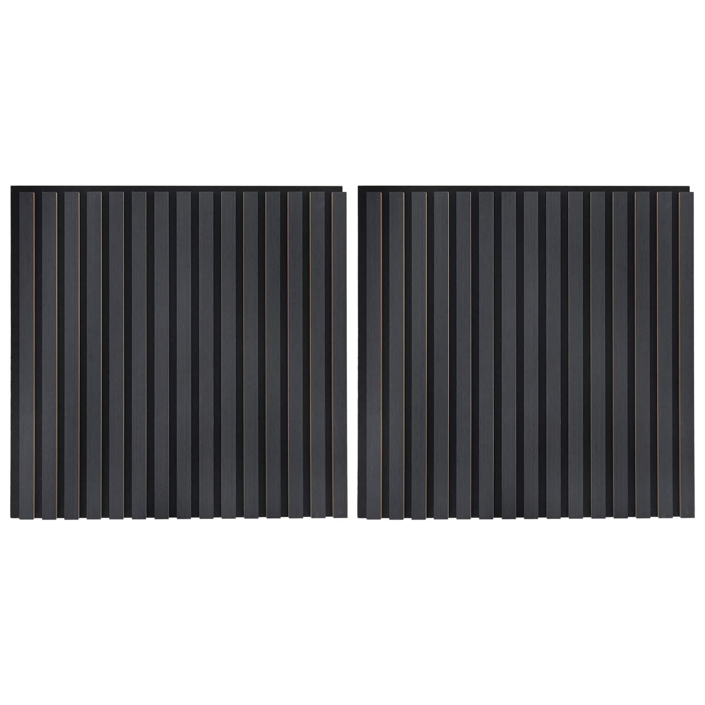 vidaXL Wall Panels 2 pcs Anthracite 60.5 x 60 cm
