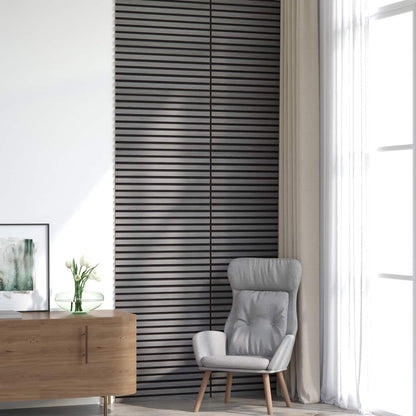 vidaXL Wall Panels 8 pcs Grey 60.5 x 60 cm