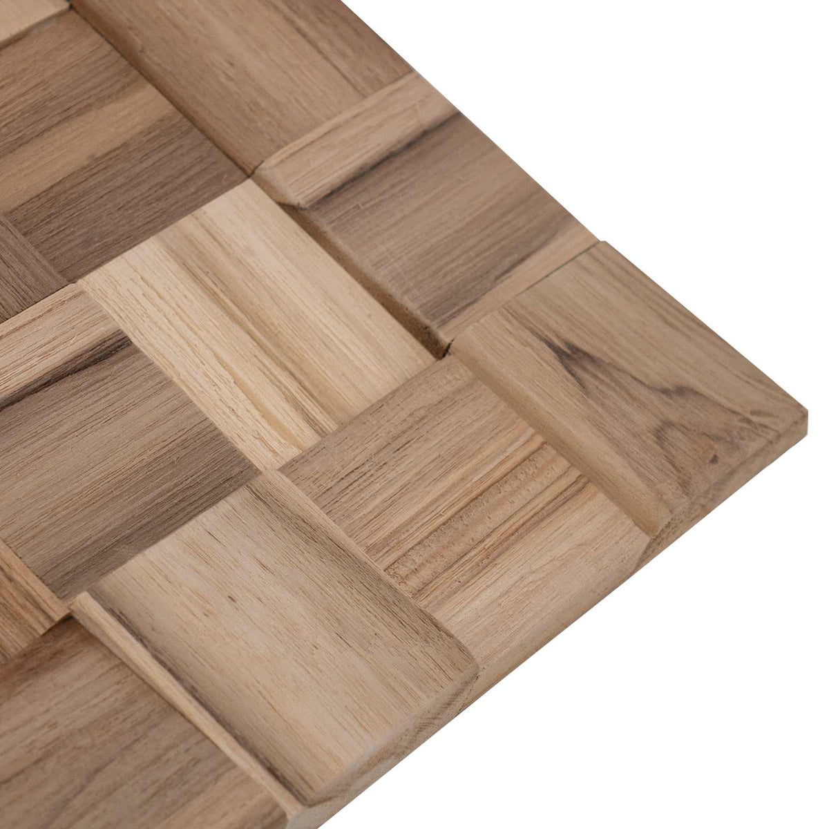 vidaXL Wall Panel 11 pcs Natural 30 x 30 x 2 cm