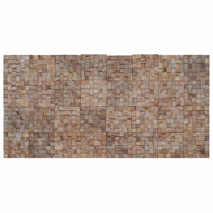 vidaXL Wall Panel 11 pcs Natural 30 x 30 x 2 cm