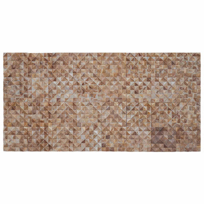 vidaXL Wall Panel 11 pcs Whitewashed 30 x 30 x 2 cm Solid Teak wood