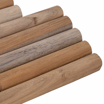 vidaXL Wall Panel 10 pcs Natural 55 x 20 x 2 cm