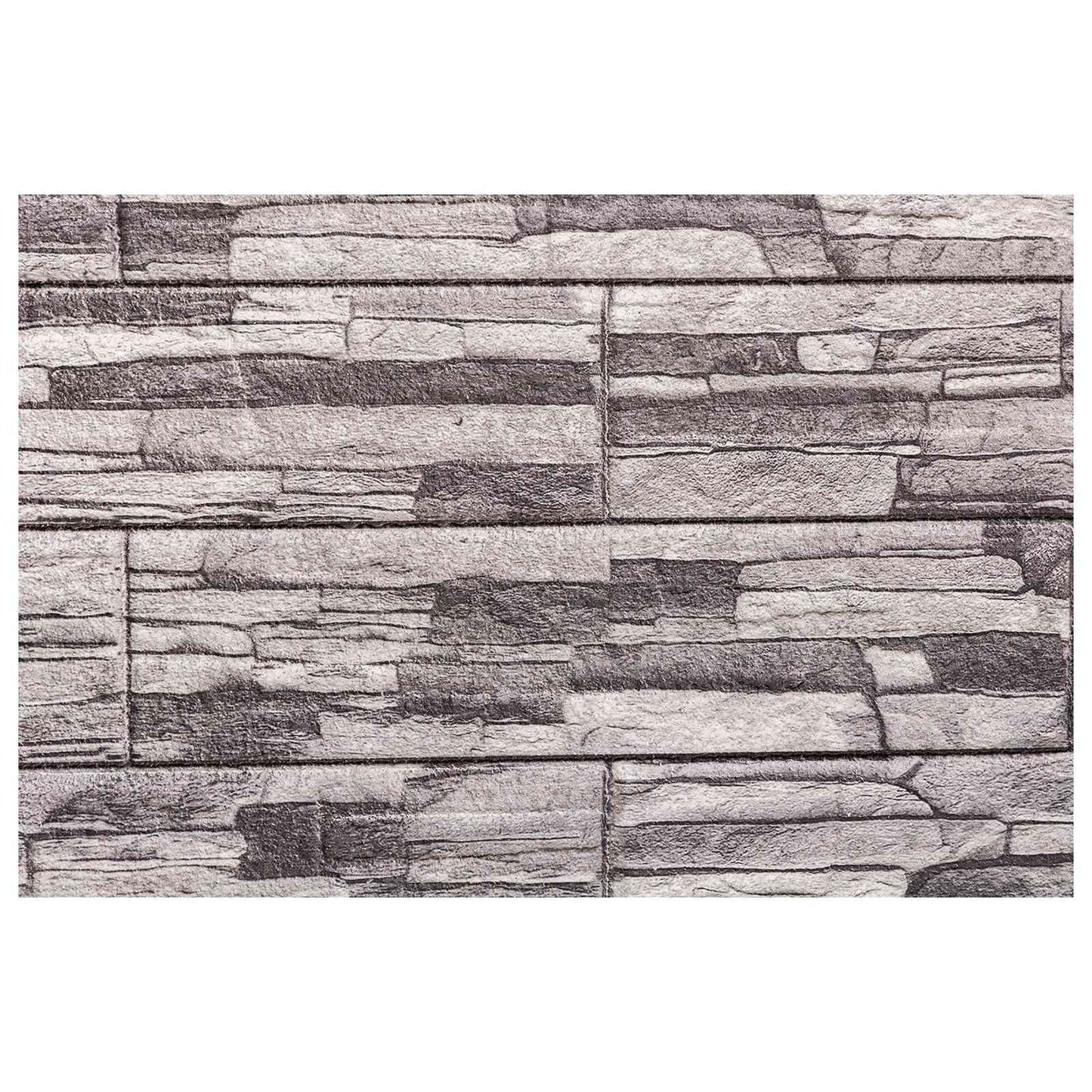 vidaXL Wall Panels 10 pcs Dark Grey and Light Grey 100 x 50 cm