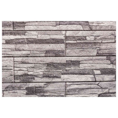 vidaXL Wall Panels 10 pcs Dark Grey and Light Grey 100 x 50 cm