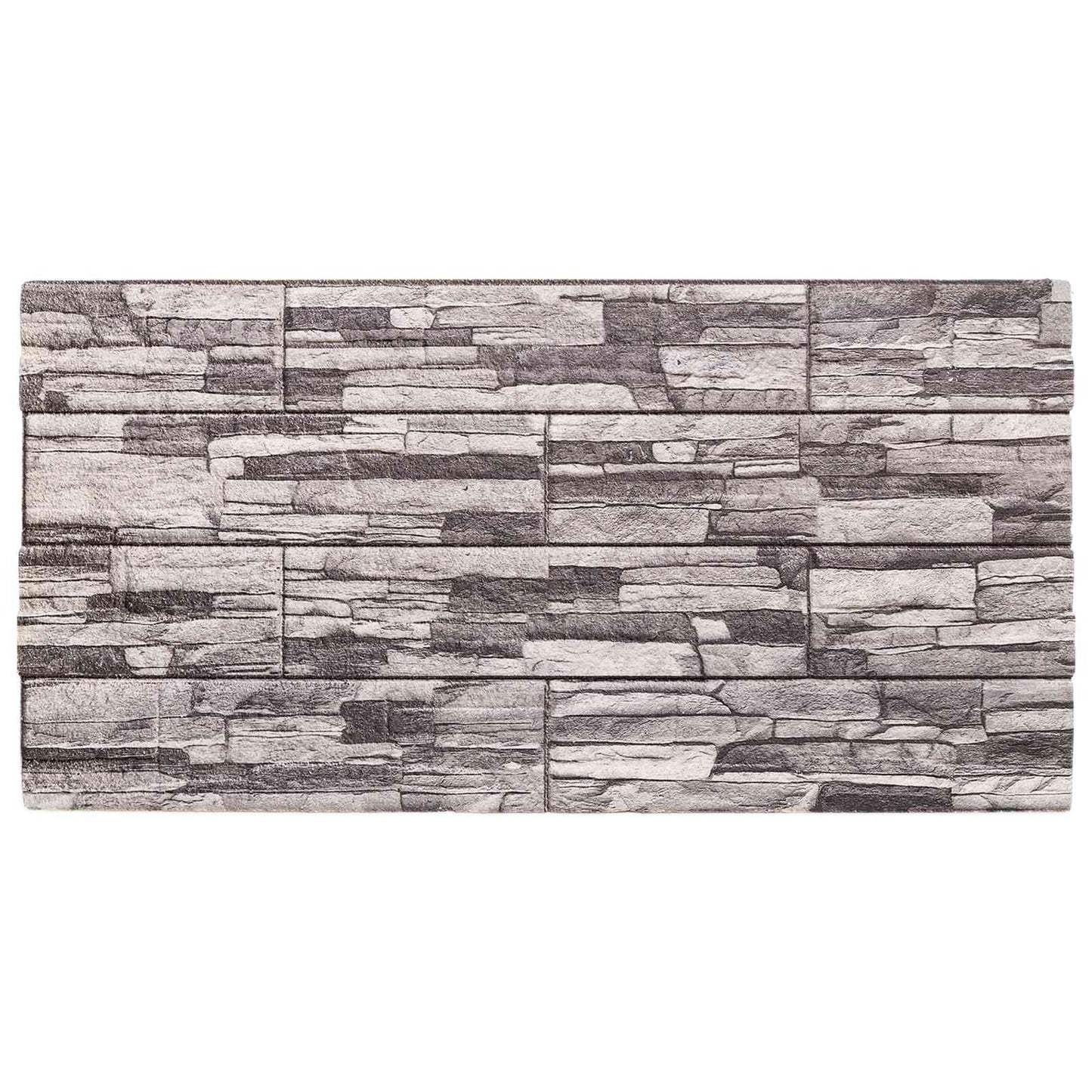 vidaXL Wall Panels 10 pcs Dark Grey and Light Grey 100 x 50 cm