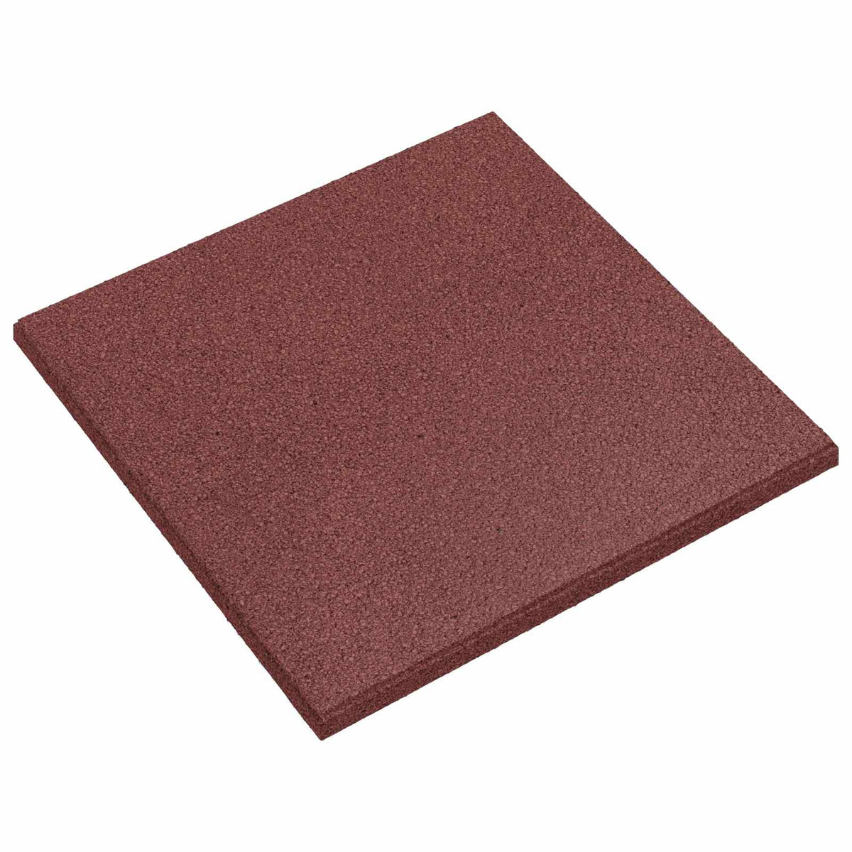 vidaXL Fall Protection Tiles 6 pcs Red 50 x 50 cm Rubber