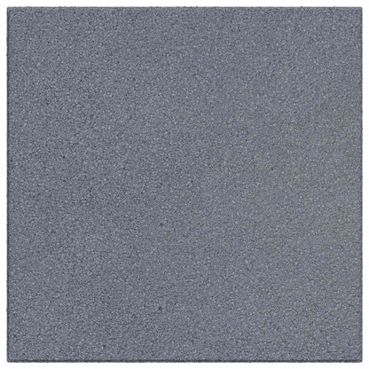 vidaXL Fall Protection Tiles 6 pcs Grey 50 x 50 cm Rubber