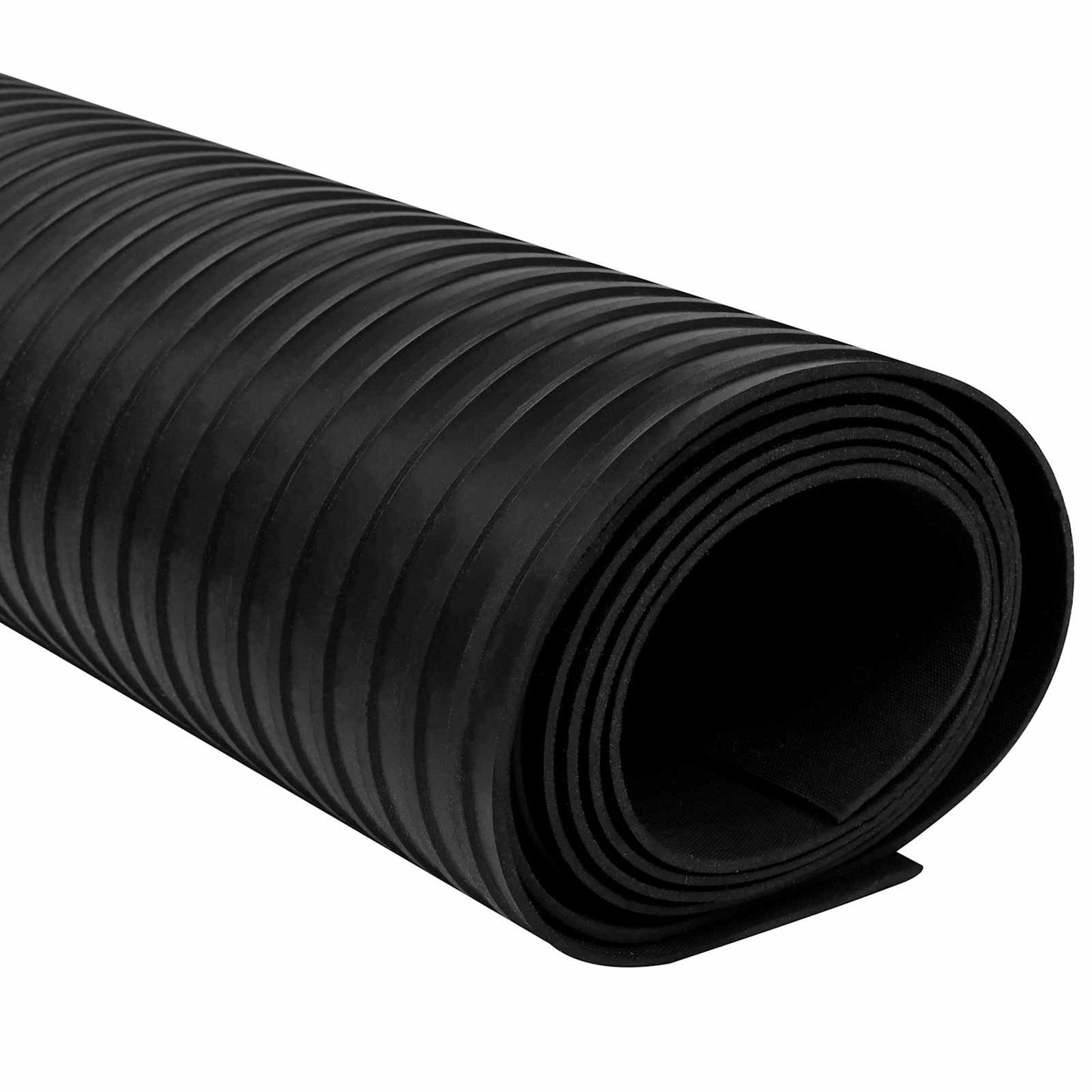 vidaXL Floor Mat Black 1 x 2 m Rubber