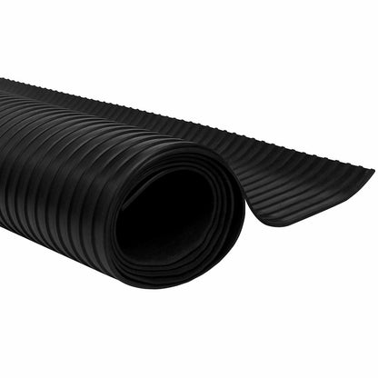 vidaXL Floor Mat Black 1 x 2 m Rubber