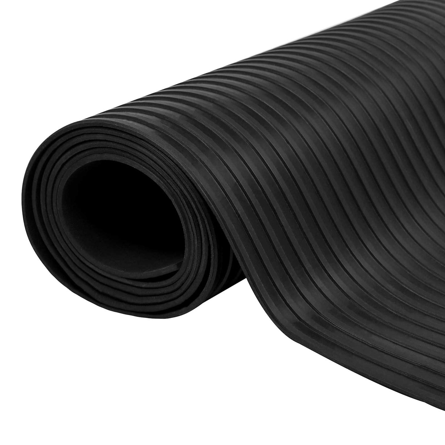 vidaXL Floor Mat Black 1 x 2 m Rubber
