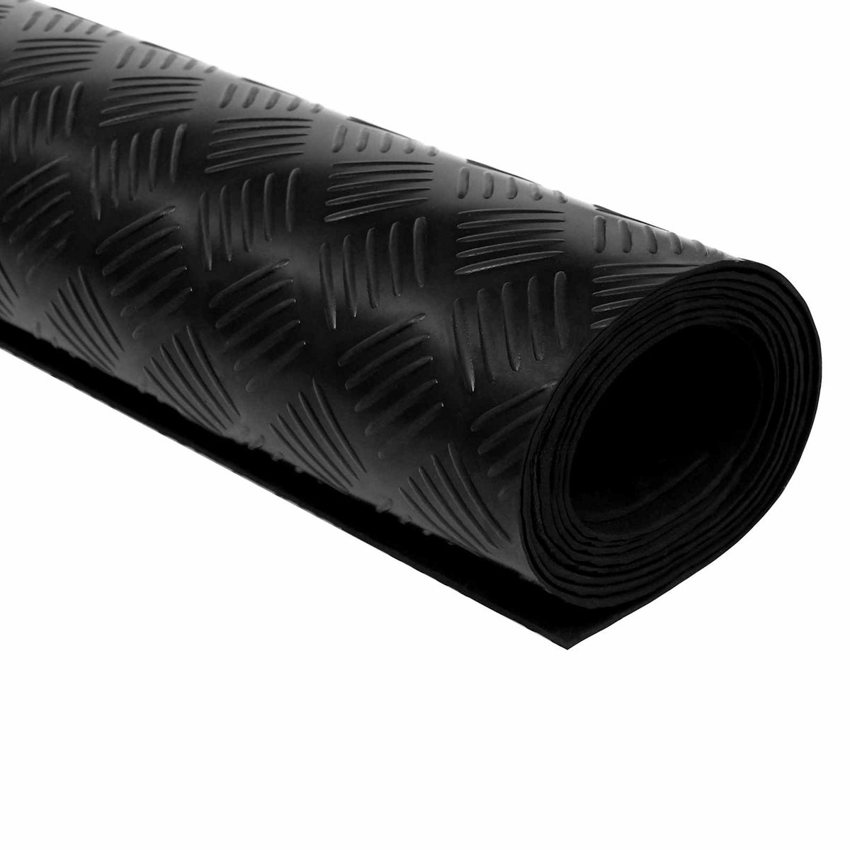 vidaXL Floor Mat Black 1.5 x 2 m Rubber