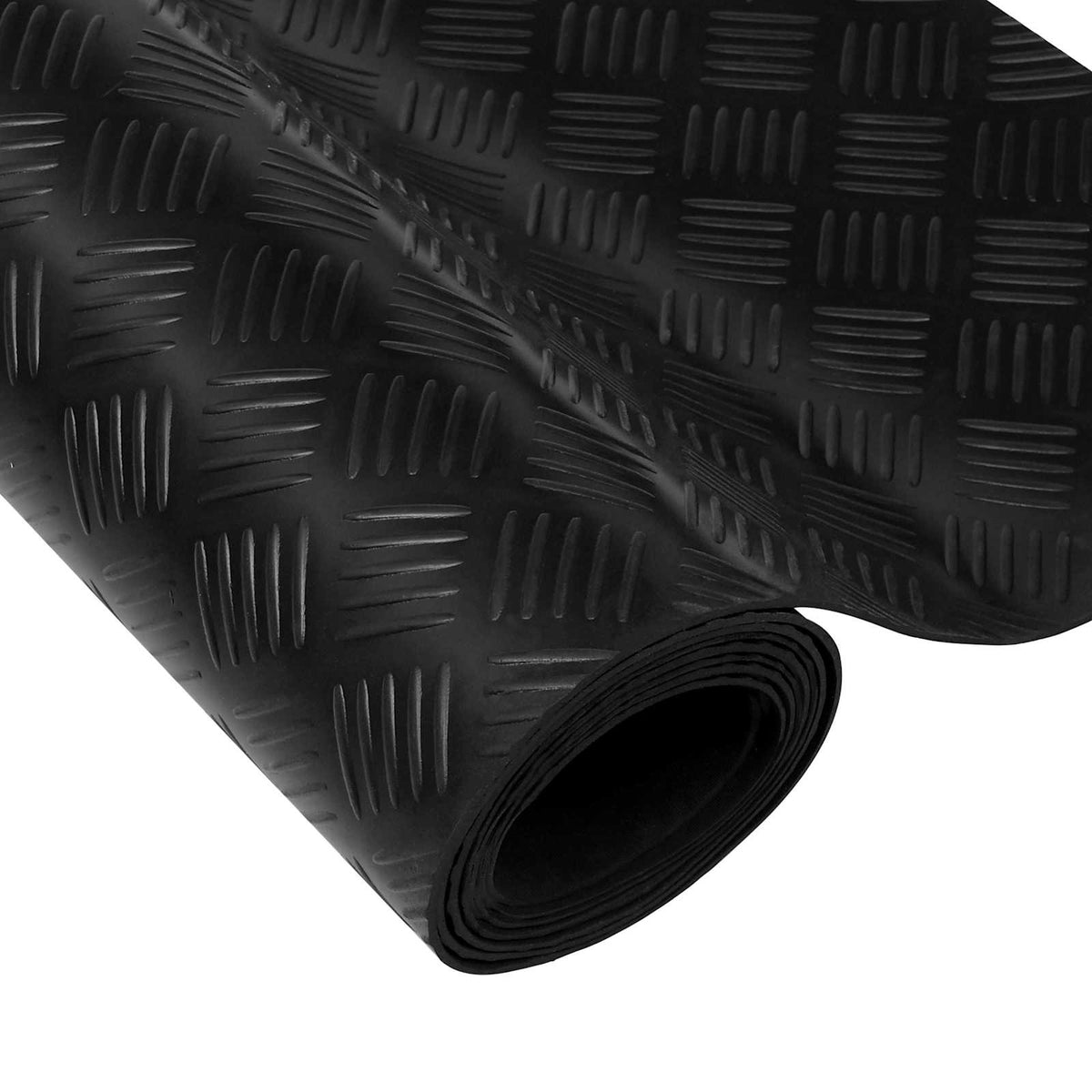 vidaXL Floor Mat Black 1.5 x 2 m Rubber