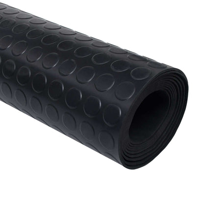 vidaXL Floor Mat Black 1.5 x 2 m Rubber