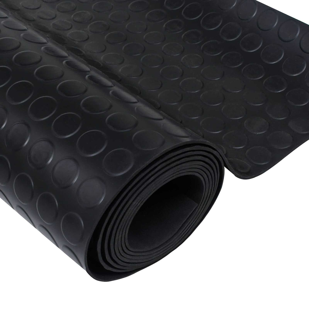vidaXL Floor Mat Black 1.5 x 2 m Rubber