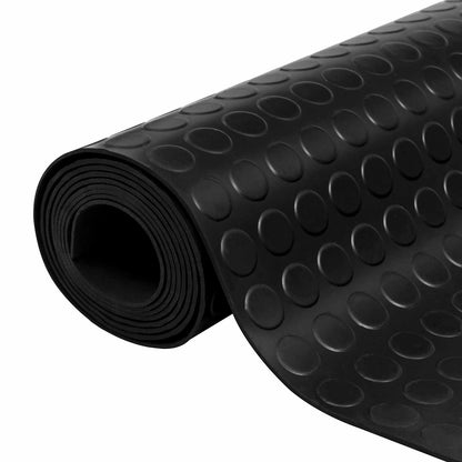 vidaXL Floor Mat Black 1.5 x 2 m Rubber