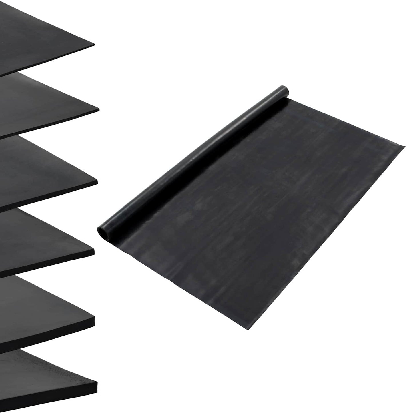 vidaXL Floor Mat Black 1.2 x 5 m Rubber