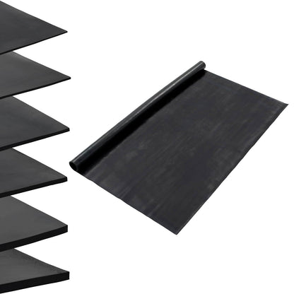 vidaXL Floor Mat Black 1.2 x 5 m Rubber