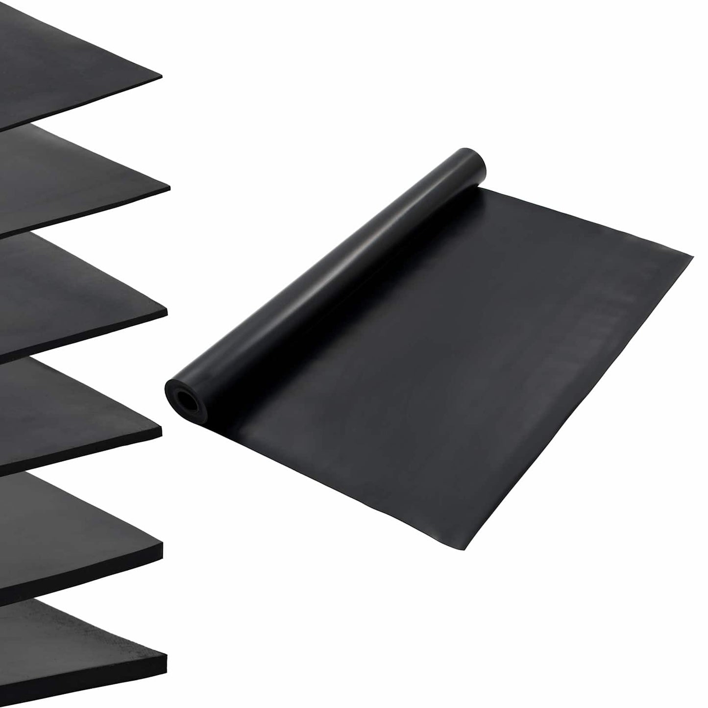 vidaXL Floor Mat Black 1.2 x 5 m Rubber
