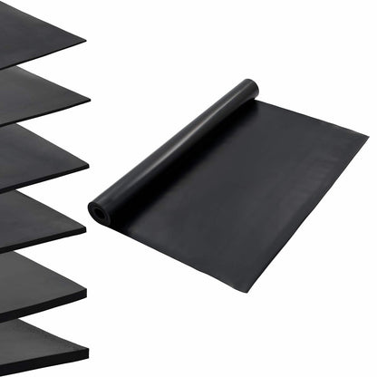 vidaXL Floor Mat Black 1.2 x 5 m Rubber