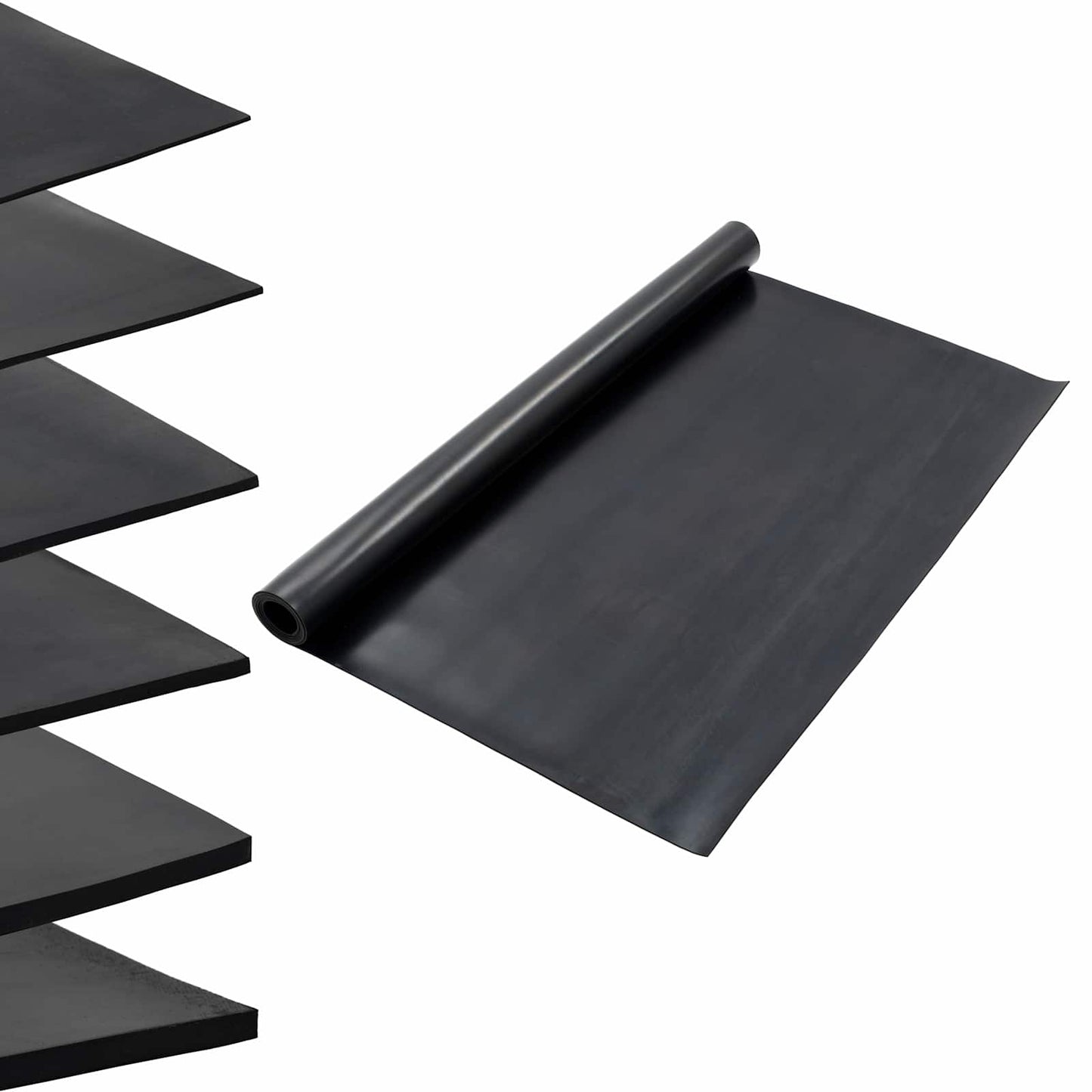vidaXL Floor Mat Black 1.2 x 2 m Rubber