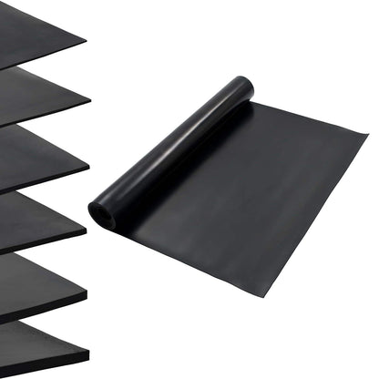 vidaXL Floor Mat Black 1.2 x 5 m Rubber