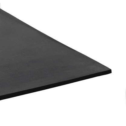 vidaXL Floor Mat Black 1.2 x 2 m Rubber