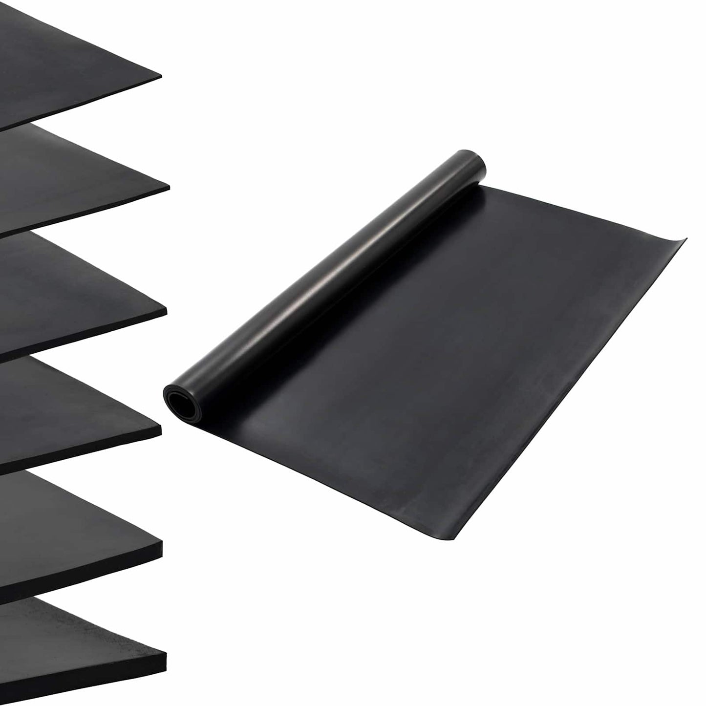 vidaXL Floor Mat Black 1.2 x 2 m Rubber
