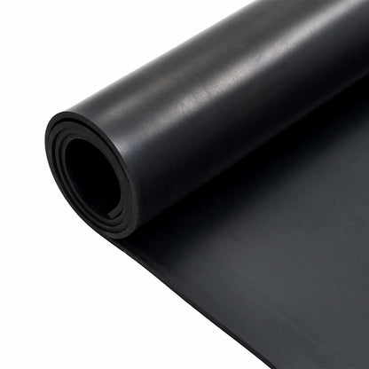 vidaXL Floor Mat Black 1.2 x 2 m Rubber