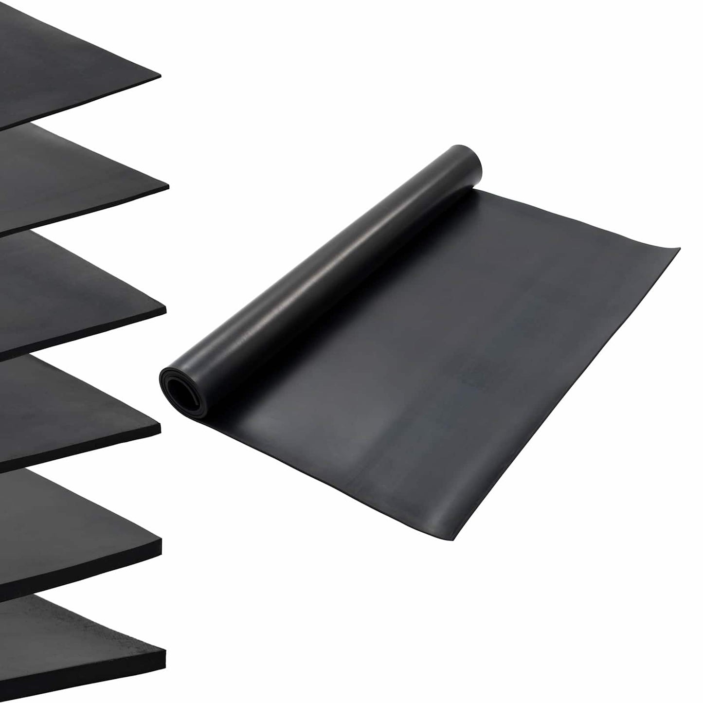 vidaXL Floor Mat Black 1.2 x 2 m Rubber