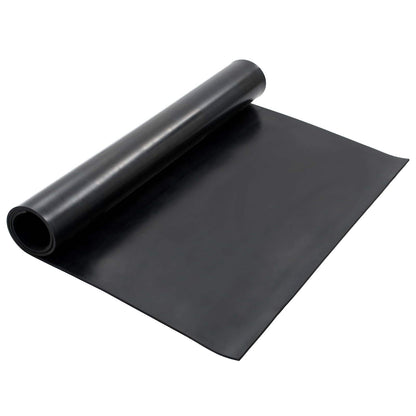 vidaXL Floor Mat Black 1.2 x 2 m Rubber