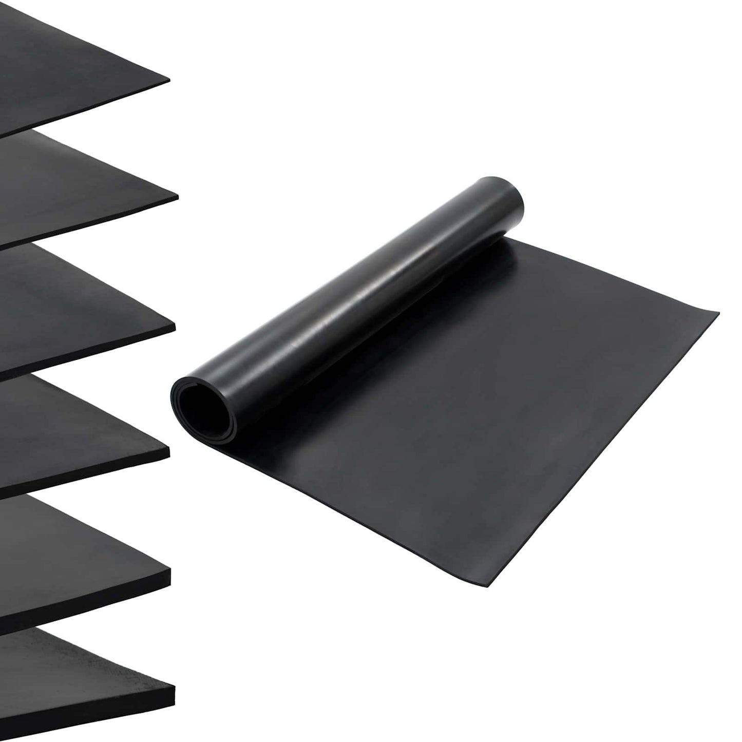 vidaXL Floor Mat Black 1.2 x 2 m Rubber