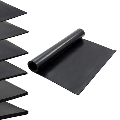 vidaXL Floor Mat Black 1.2 x 2 m Rubber