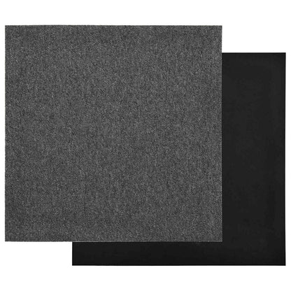 vidaXL Carpet 20 pcs Anthracite 50 x 50 cm 100% Polypropylene