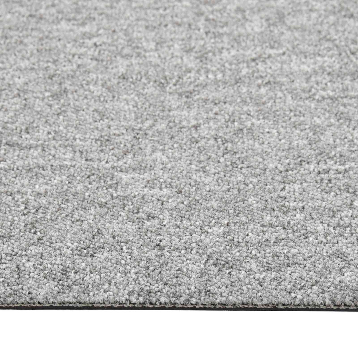 vidaXL Carpet 20 pcs Light Grey 50 x 50 cm 100% Polypropylene