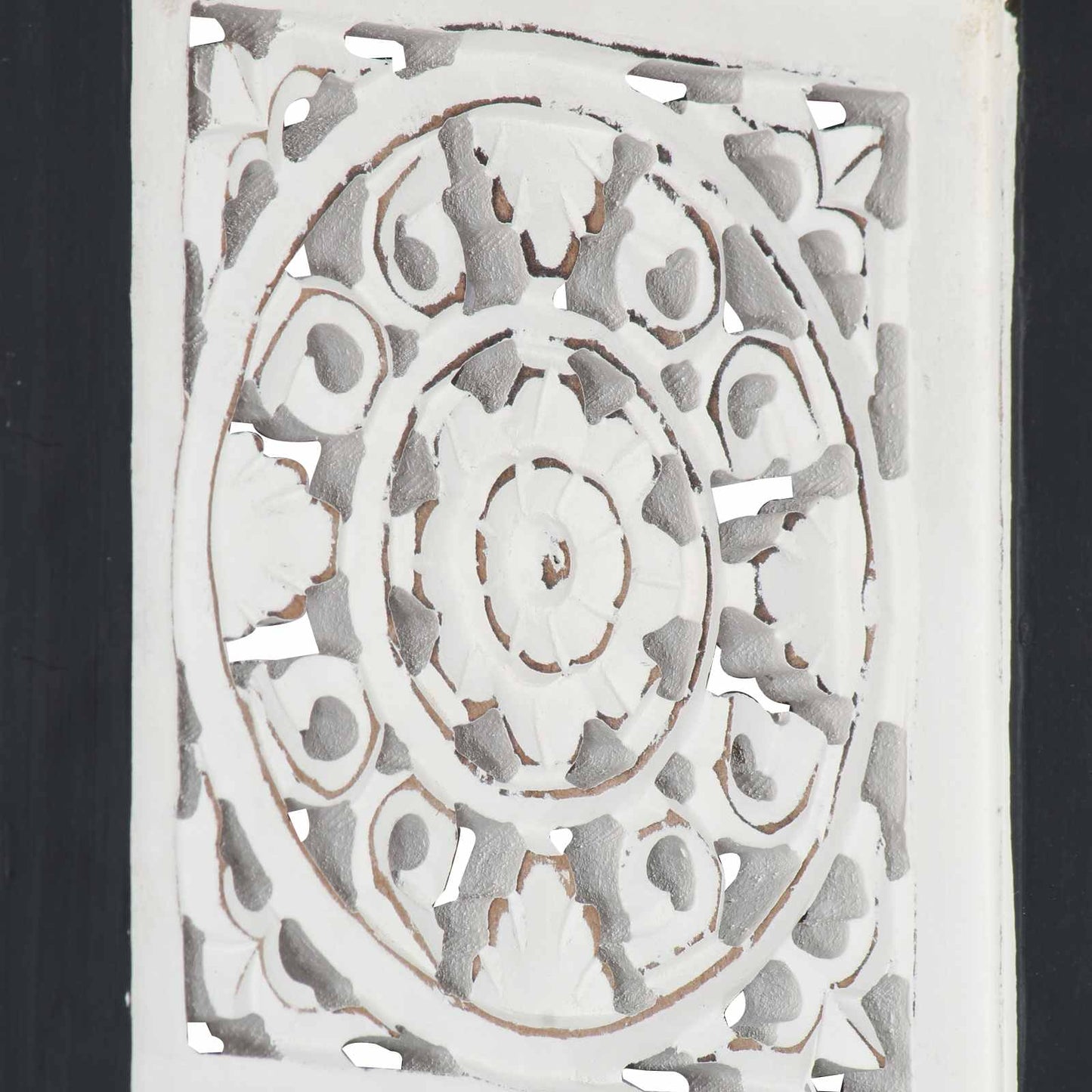 vidaXL Art Decor Black and White 40 x 40 x 1.5 cm Engineered Wood