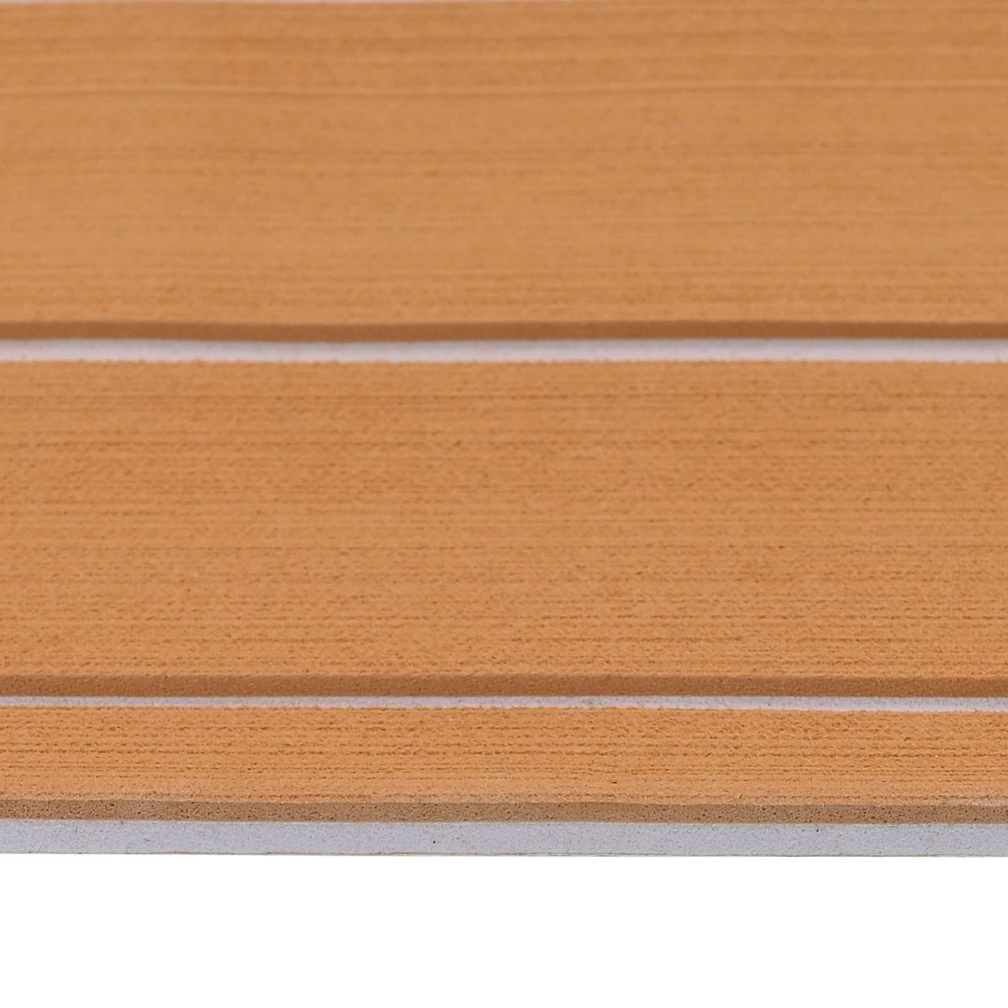 vidaXL Boat Mat Striped Brown and White 240 x 90 cm EVA