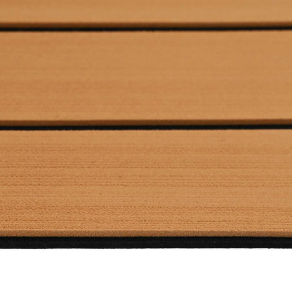 vidaXL Boat Mat Striped Brown and Black 240 x 60 cm EVA